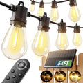 addlon 54FT(48+6) Solar String Lights Outdoor, Last 20+ Hrs, USB Charging - Field & Lumen Lighting
