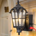 Dusk-to-Dawn Motion Sensor Porch Lantern with GFCI — UL/ETL - Field & Lumen Lighting