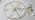 42" Round Alabaster Chandelier, Black Marble