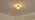 Globe Glass Semi Flush Mount Ceiling Light, Vintage Gold