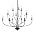 12-Light Gold Chandelier