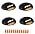 3W 3000K Line Voltage LED Outdoor Deck Step Lights, 4-Pack