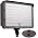 2-Pack 100W LED Flood Lights with Knuckle, 5000K