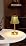 Shenmoyl Cordless Touch Table Lamp, 5200mAh, Green Rose