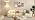 SIBRILLE Arc Floor Lamp with Linen Shade, 9W LED Bulb