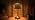 Cordless Table Lamp with Floral Cutout Shade, Gold